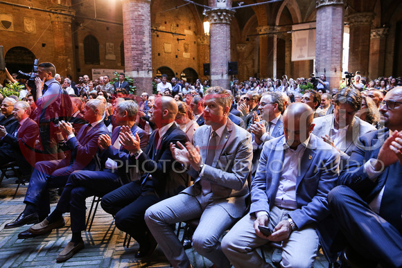 Presentazione Drappellone Palio di Siena del 2 luglio 2015