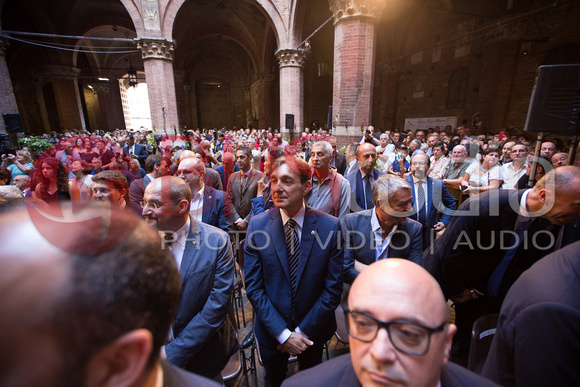 Presentazione Drappellone per il Palio del 16 Agosto 2016. Foto: BHStudio