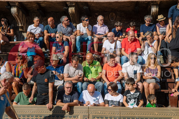 Batterie per la selezione dei cavalli del Palio di Siena