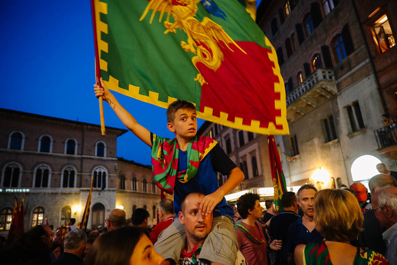 Fotografie del Palio di Siena anno 2018