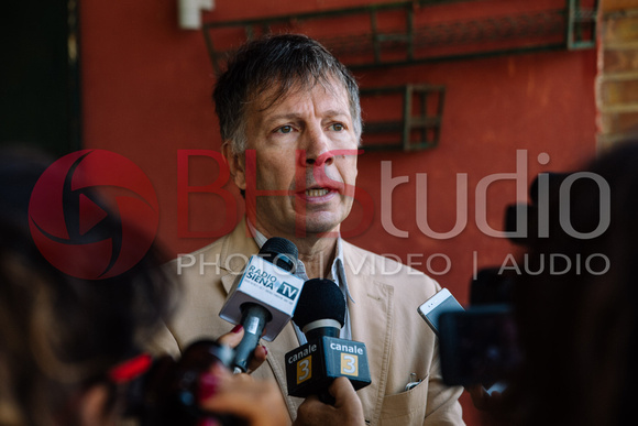 Previsite dei cavalli per il Palio di Siena del 16 agosto 2018