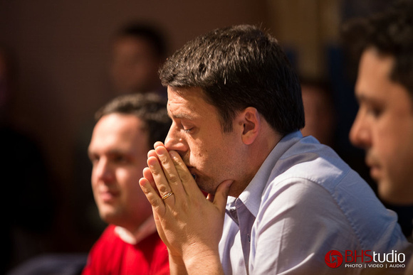 Matteo Renzi incontra Bruno Valentini